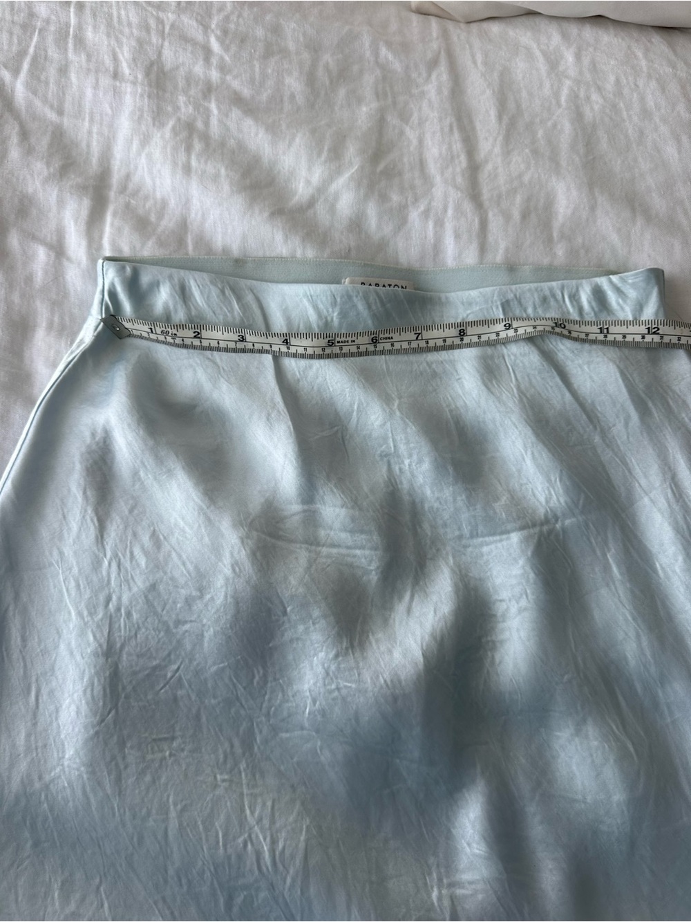 Aritzia satin midi skirt - Picture 3 of 6